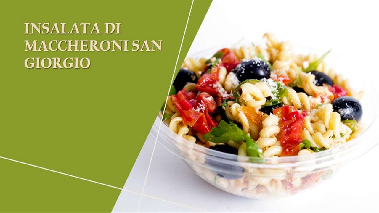 San Giorgio Macaroni Salad Recipe